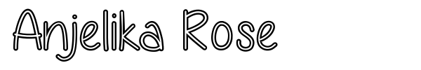 Anjelika Rose font preview